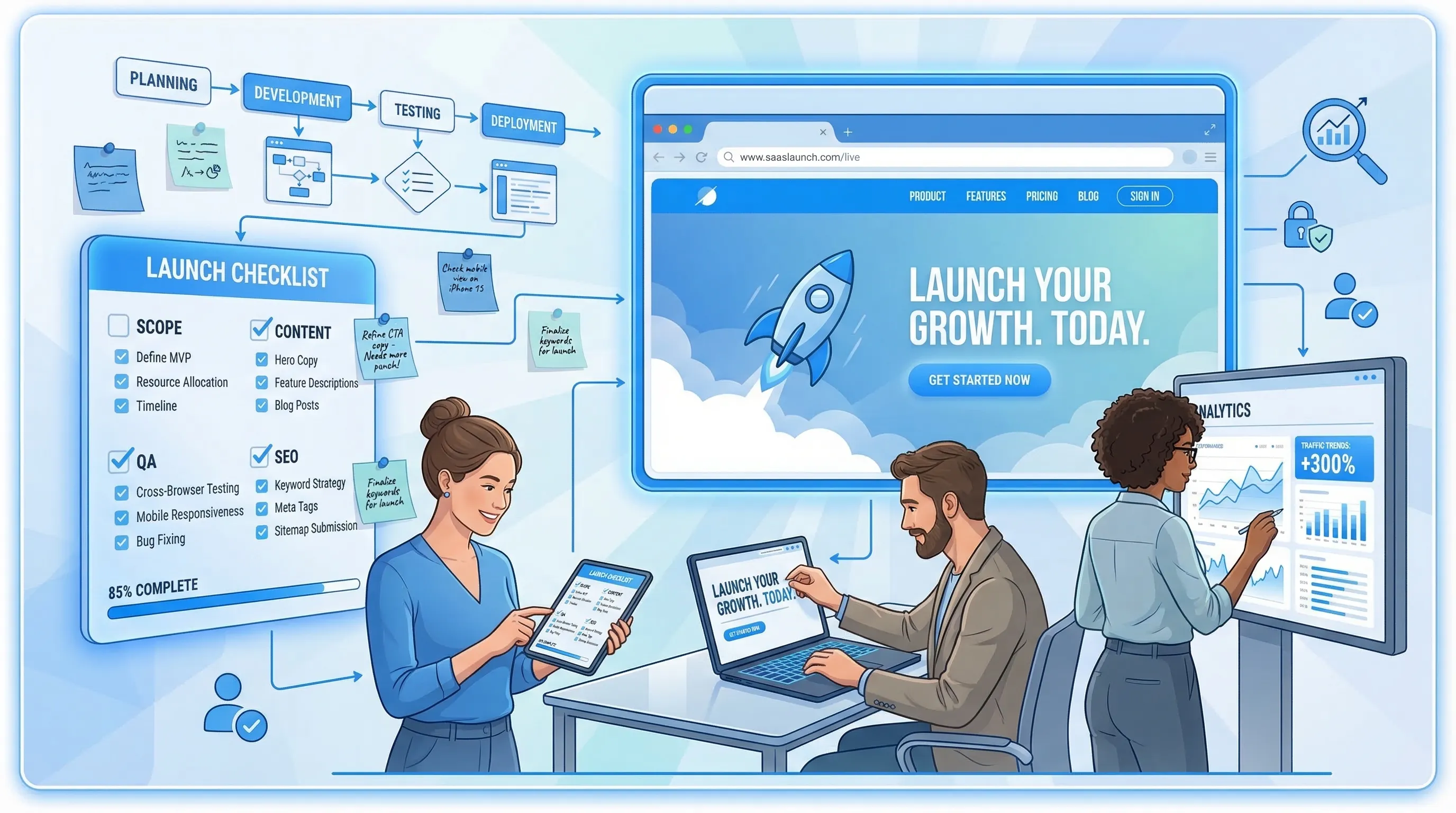Website Development Checklist: Launch Fast Without Rework